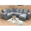 Ver imagem 1 de Sofá Canto Cinza 605 Áustria