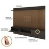 Painel para TV até 70 Polegadas 2 Portas 1 Nicho Ômega Yescasa - 5