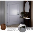 Ver imagem 5 de Kit Porta de Madeira 210x80cm Batente Ultra 13cm Rocca Premium Famossul Abertura Esquerda