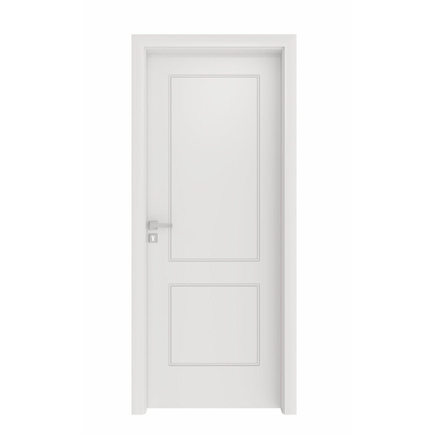 Menor preço em Kit Porta de Madeira 210x80cm Batente Ultra 13cm Rocca Premium Famossul