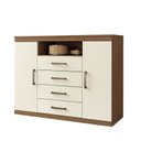 Ver imagem 3 de Cômoda para Quarto 2 Portas 4 Gavetas 1 Nicho Master