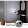 Kit Porta de Madeira 210x80cm Batente Ultra 15cm Rocca Premium Famossul - 5