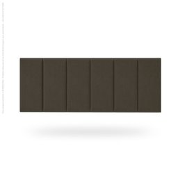 Cabeceira Painel Estofada para Cama de Casal 1,40 - Marrom - 3