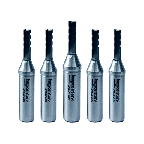 Kit 5x Fresa Router Cnc Corte Ø6xac20mmxhø12,7mm X 3 Cortes