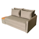 Ver imagem 7 de Sofá Cama | com Tampo Lateral | Tecido Linho | 180cm | Oliva