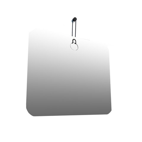 Espelho Decorativo Aramado Wire Stick Preto 50x50 cm