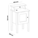 Ver imagem 5 de Mesa de Apoio Charlotte 1 Porta - Artely