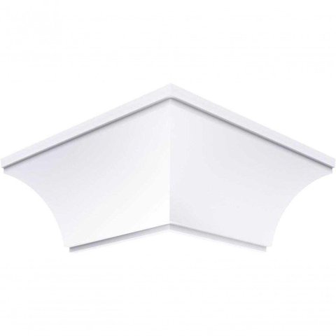 Acabamento Forro Pvc Canto Externo Branco Plasbil