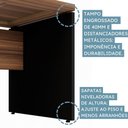 Ver imagem 4 de Mesa Diretor Start 192 cm com Gaveteiro Marrom/Preto Gebb Work