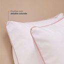 Ver imagem 5 de Kit 2 Fronhas Linea 50cm X 70cm Micropercal 200 Fios - Rose