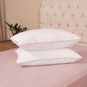 Ver imagem 2 de Kit 2 Fronhas Linea 50cm X 70cm Micropercal 200 Fios - Rose