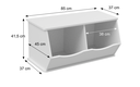 Ver imagem 2 de Organizador Infantil Junior 100% Mdf Woodcore