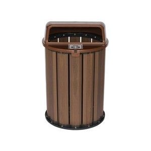 Lixeira Ibiara 70cm Marrom (orgânico) - 94l