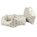 Ver imagem 2 de Cama Pet Redonda Off White Algodão Premium Impermeável Antiderrapante Lavável Duz Pets