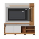 Ver imagem 3 de Estante Home Theater Ambiente Jurerê 1.8 Off White Matte Freijó – Colibri