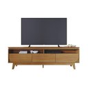 Ver imagem 4 de Rack para TV Dante 75 Polegadas 200cm MDP com Gavetas Cumaru Casah