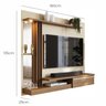 Painel Tv 55 Babus Petra Moderno 5 Prateleiras Off White - 2