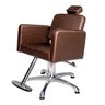 Cadeira de Cabeleireiro Hidráulica Lua Marrom - 2