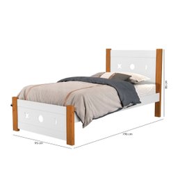 Cama Solteiro Infantil Resistente Sol Basoto Brasil - 3