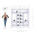 Ver imagem 4 de Guarda Roupa Casal 2 Portas 4 Gavetas Titanium