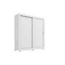 Ver imagem 3 de Guarda Roupa Casal Titanium 2 Portas de Correr 4 Gavetas Branco/Absoluto