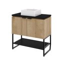 Ver imagem 4 de Gabinete para Banheiro com Cuba e Espelheira Concept CabeCasa MadeiraOriginals