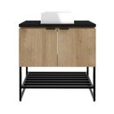 Ver imagem 5 de Gabinete para Banheiro com Cuba e Espelheira Concept CabeCasa MadeiraOriginals