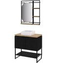 Ver imagem 2 de Gabinete para Banheiro com Cuba e Espelheira Concept CabeCasa MadeiraOriginals