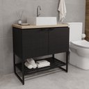 Ver imagem 4 de Gabinete para Banheiro com Cuba e Espelheira Concept CabeCasa MadeiraOriginals