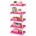 Ver imagem 1 de Prateleira Organizadora Infantil 5 Prateleiras Plástico PP Rosa Yeet