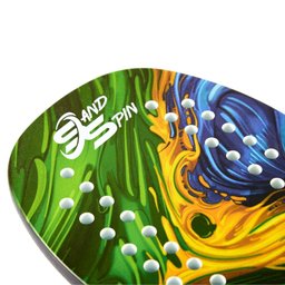 Raquete Beach Tennis Brazilian Flag Full Carbon + Raqueteira - 3