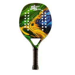 Raquete Beach Tennis Brazilian Flag Full Carbon + Raqueteira - 1