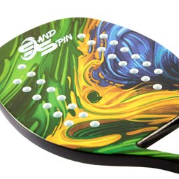 Raquete Beach Tennis Brazilian Flag Full Carbon + Raqueteira - 6