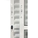 Ver imagem 7 de Porta Balcão de Alumínio 3 Folhas 210 x 120cm com Fechadura Linha 25 Esquadrias Bergamo