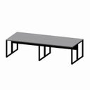 Ver imagem 2 de Mesa Escritório Plataforma Trabalho 4 Lugares 2,80m x 1,20m Pés Metal 100% MDF Industrial Executive