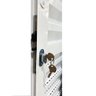 Porta Balcão de Alumínio 3 Folhas 210 x 160cm com Fechadura Linha 25 Esquadrias Bergamo - 8