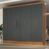 Guarda Roupa Casal 100% MDF 8 Portas 4 Gavetas Jatobá Yescasa - 1