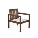 Ver imagem 2 de Poltrona de Jardim com Almofada Madeira Maciça Yescasa