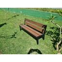 Ver imagem 6 de Banco em Madeira Plástica Ecológico para Jardim com Encosto - 1,50m