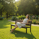 Ver imagem 2 de Banco em Madeira Plástica Ecológico para Jardim com Encosto - 1,50m