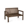 Banco de Jardim 2 Lugares Madeira Maciça Yescasa - 2