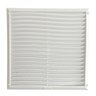 Grelha 30x30 Cm Branca com Tela Ac&a Brasil Grelha de Ventilação 30x30 Cm Branca com Tela Ac&a Brasi - 1