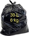 Ver imagem 1 de 100 Sacos para Lixo Preto Reforçado 30 Litros