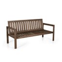 Ver imagem 2 de Banco de Jardim 3 Lugares Madeira Maciça Yescasa