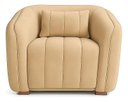 Ver imagem 2 de Poltrona Lilian Luxo Recepção Escritório Suede Branco:bege/liso