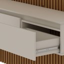 Ver imagem 5 de Rack com Painel Ripado Para TV até 55 Polegadas 2 Gavetas Prateleira MDF Vik