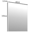 Ver imagem 3 de Espelho Para Banheiro Com Painel Branco 80x100 B06 Beta - Lyam Decor