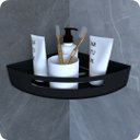 Ver mais imagens de Suporte Porta Shampoo Para Banheiro De Canto Inox Preto