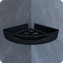 Ver imagem 2 de Suporte Porta Shampoo Para Banheiro De Canto Inox Preto