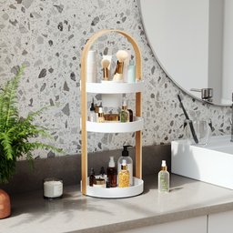 Bellwood - Organizador de Cosméticos Branco e Natural - 3